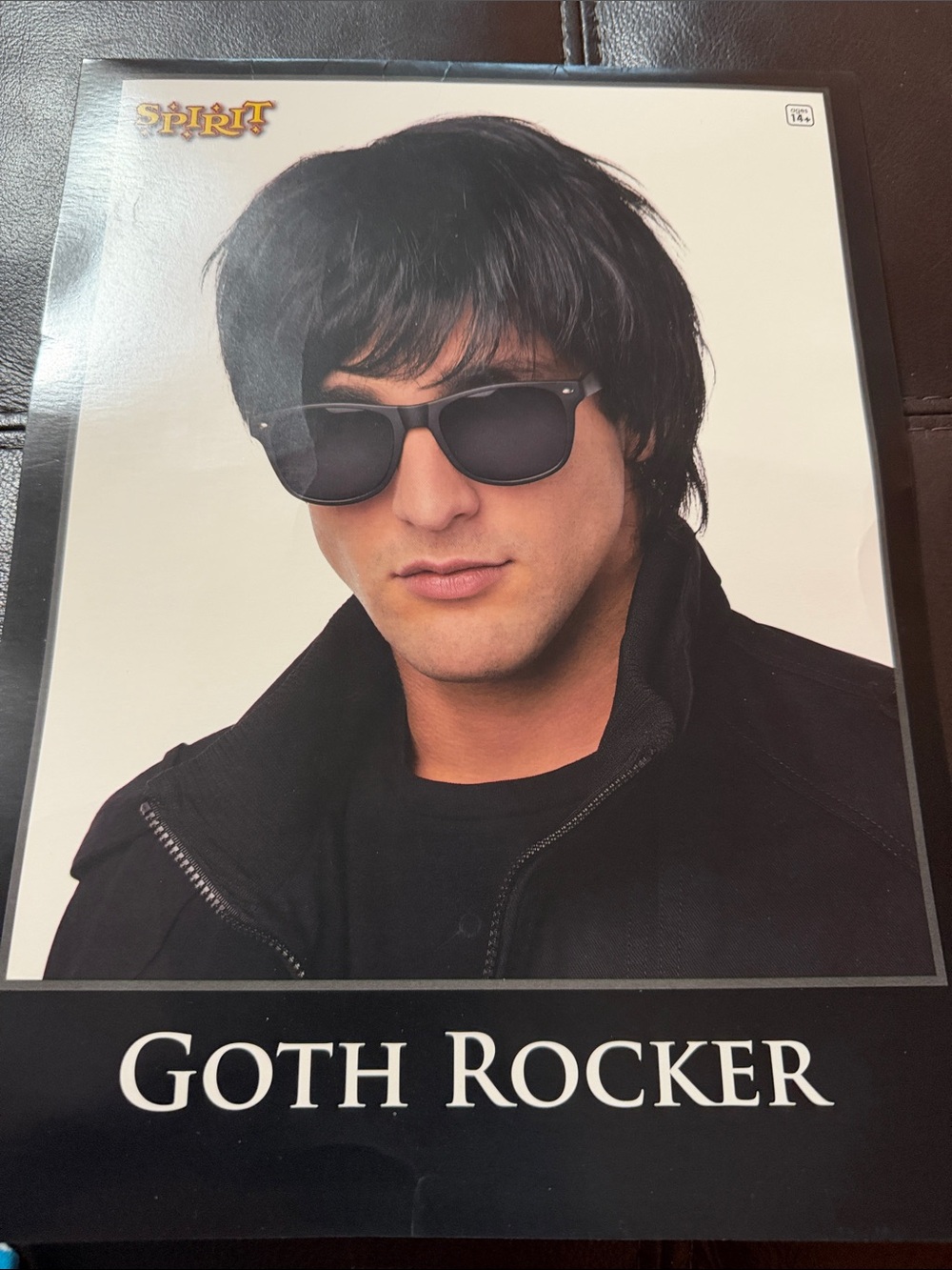 Spirit Black Goth Rocker Poster with Sunglasses